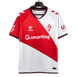 Eibar 2026/27 Home Jersey – White/Red – Diagonal Split