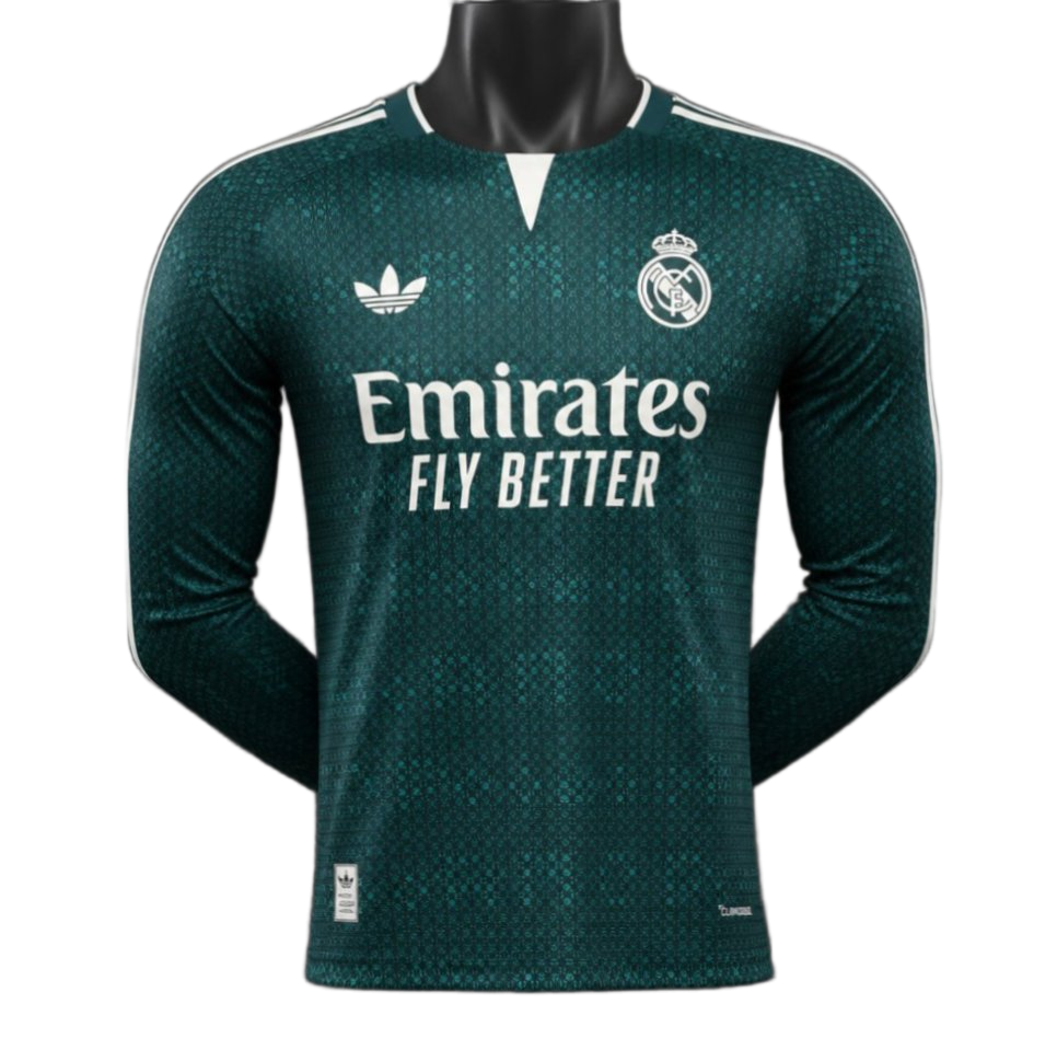 Real Madrid 2026/27 Away Jersey – Player Version – Long Sleeve