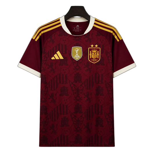 Spain 2026 Jersey – Champions Maroon