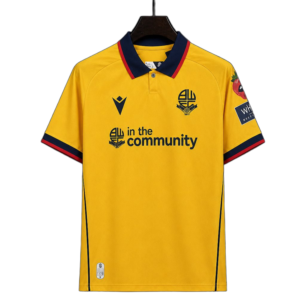 Bolton Wanderers 2026/27 Third Jersey – Yellow