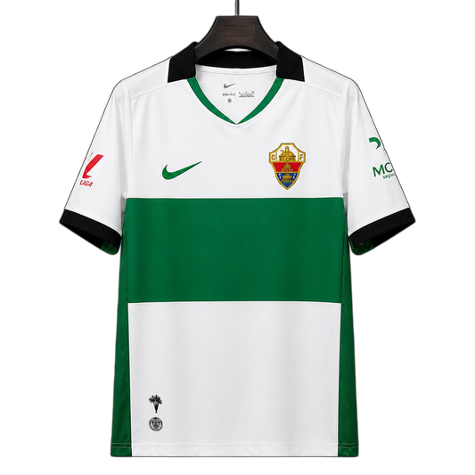 Elche CF 2026/27 Home Jersey – White/Green