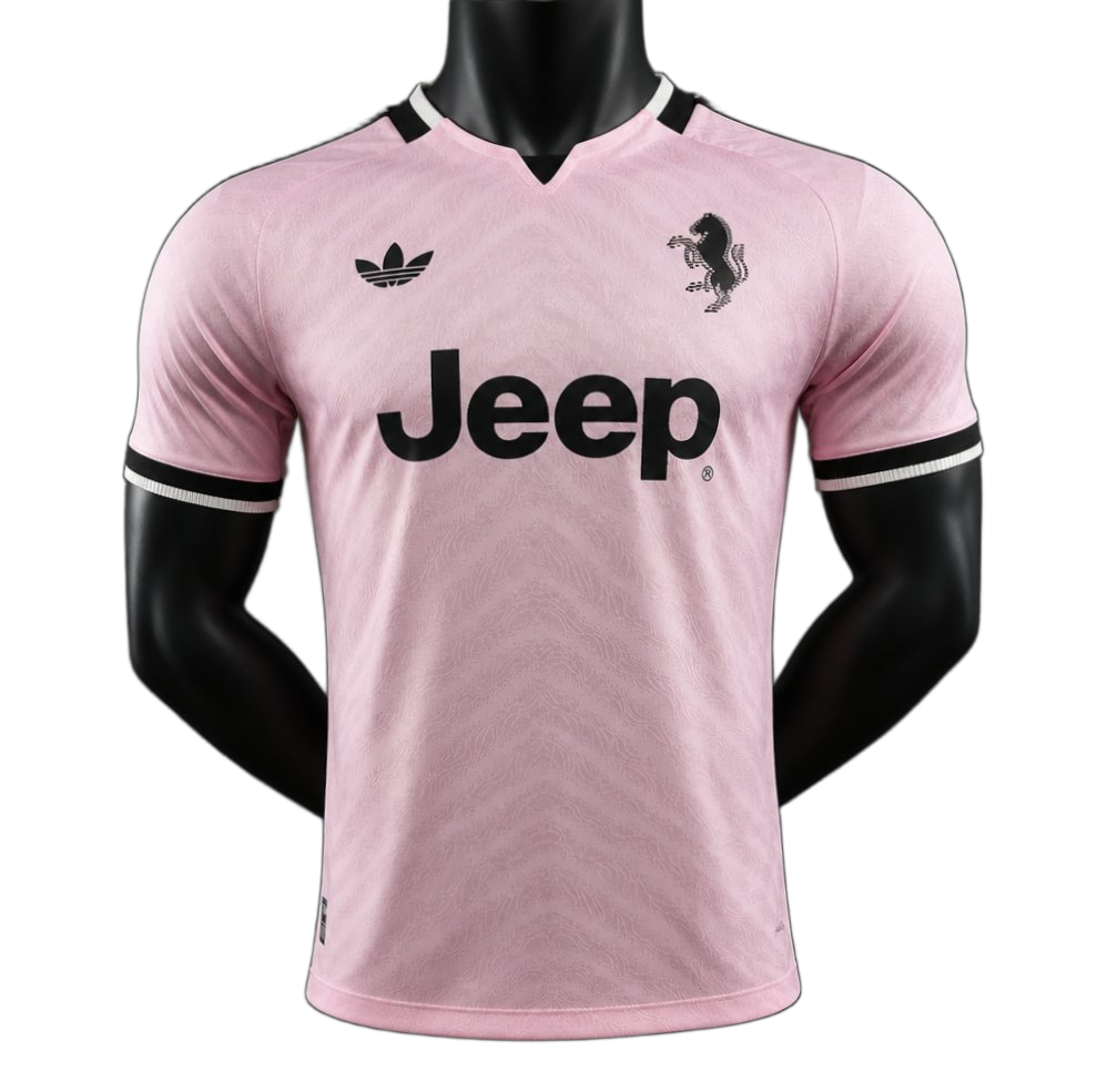 Juventus 2026/27 Away Jersey – Player Version – Pink