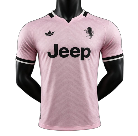 Juventus 2026/27 Away Jersey – Player Version – Pink