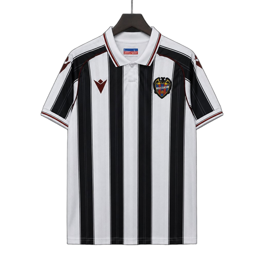 Levante UD 2026/27 Away Jersey – White/Black – Stripes