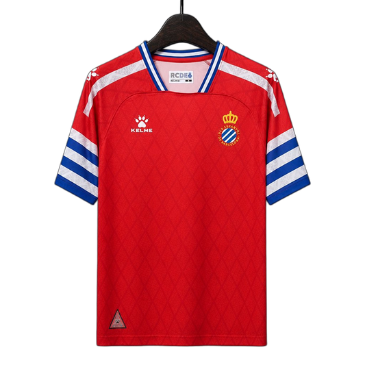 Espanyol 2026/27 Away Jersey – White/Red/Blue – Stripe