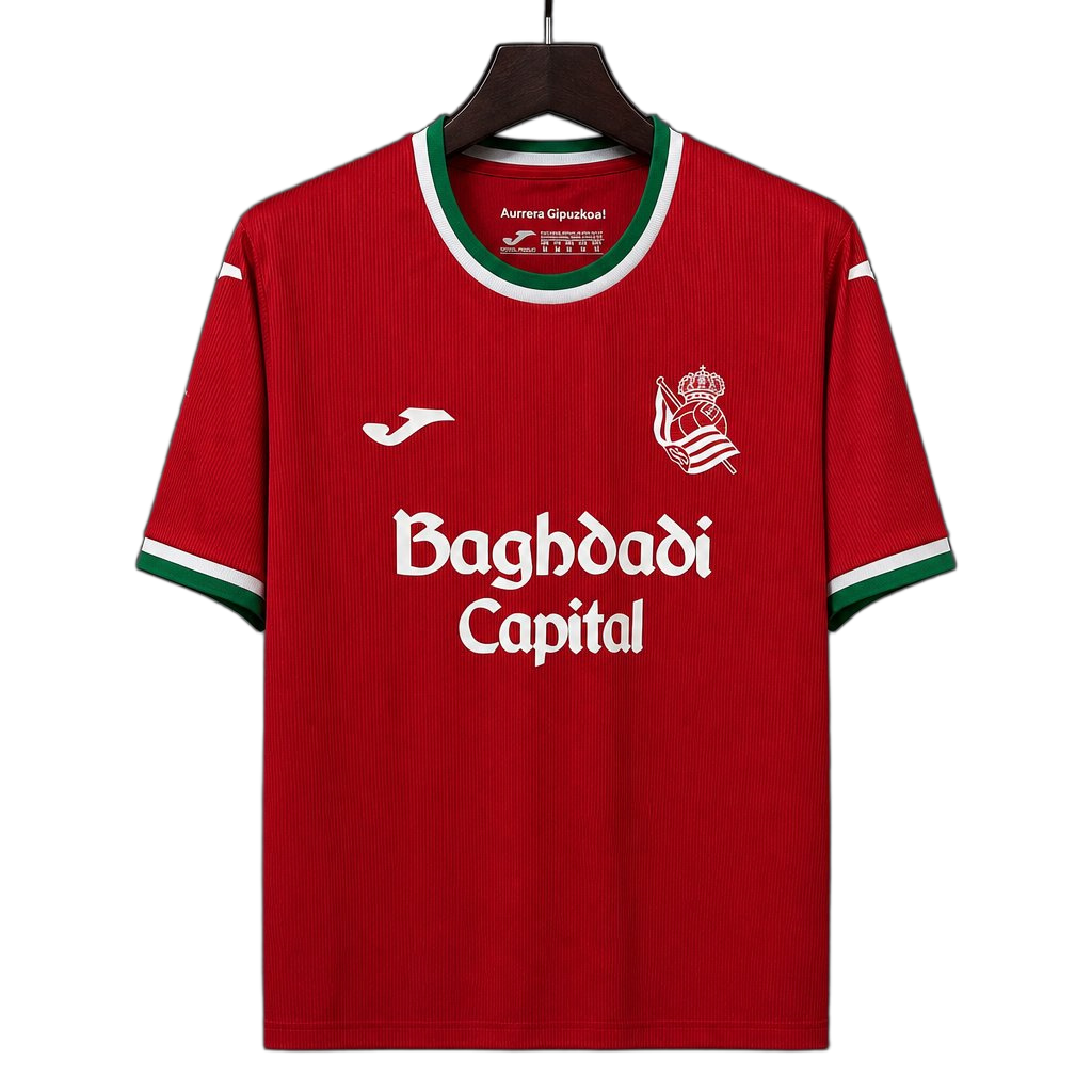 Real Sociedad 2026/27 Away Jersey – Red