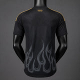 Juventus 2026/27 Third Jersey – Player Version – Black/Gold – Flame Pattern