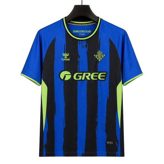 Real Betis 2026/27 Third Jersey – Black/Blue – Stripes