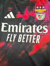 Benfica 2026/27 Pre – Match Training Top – Player Version – Black/Red/Pink