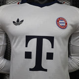 Bayern Munich 2026/27 Camisola alternativa – Versão jogador – Manga comprida – Branco