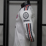 Bayern Munich 2026/27 Camisola alternativa – Versão jogador – Manga comprida – Branco