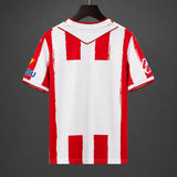 Almeria 2026/27 Home Jersey – White/Red – Brush Stripes
