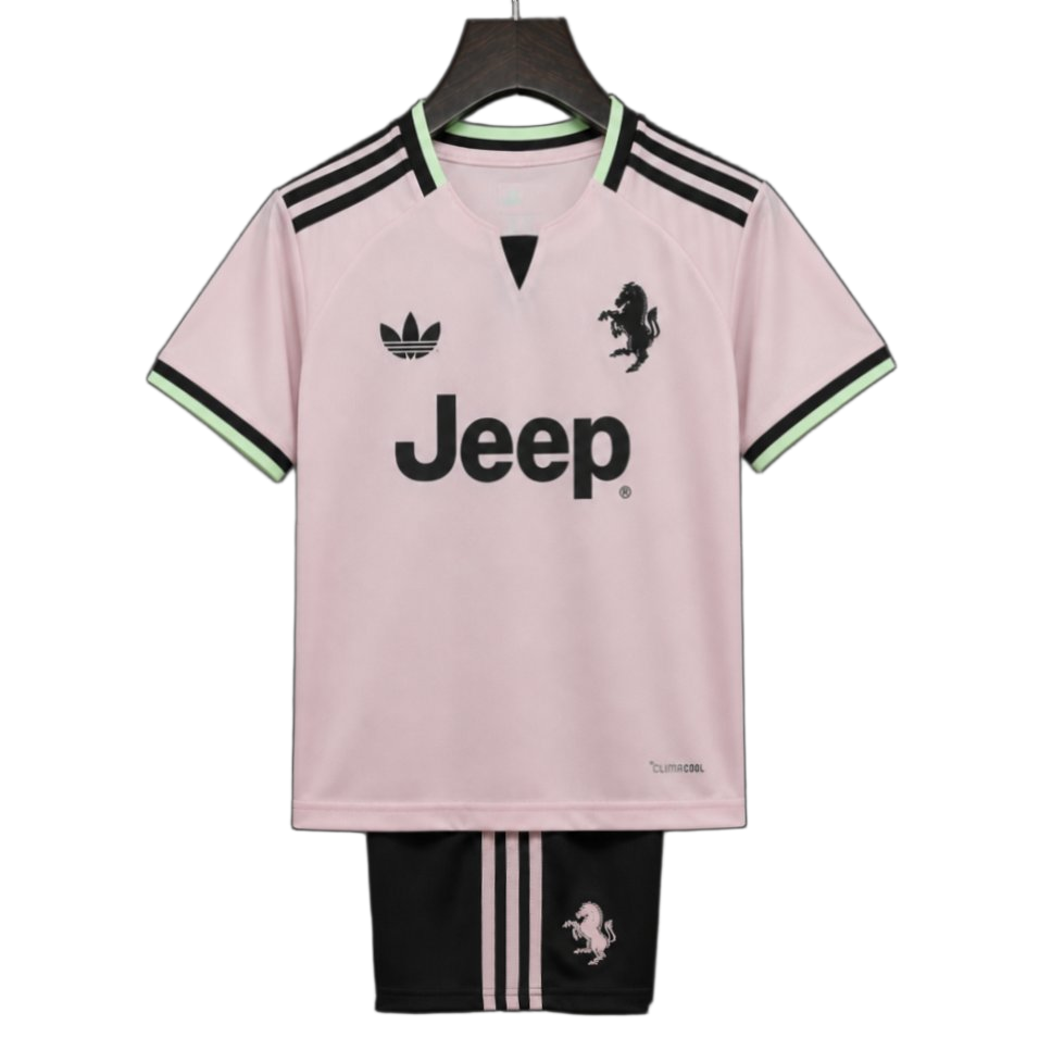 Juventus 2026/27 Away Kids Kit – Pink