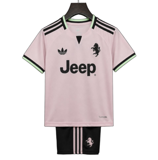 Juventus 2026/27 Away Kids Kit – Pink