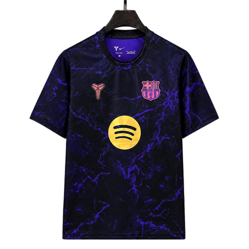 FC Barcelona 2026/27 Pre – Match Training Top – Player Version – Black/Purple