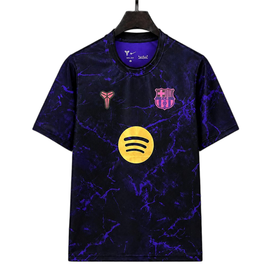FC Barcelona 2026/27 Pre – Match Training Top – Player Version – Black/Purple