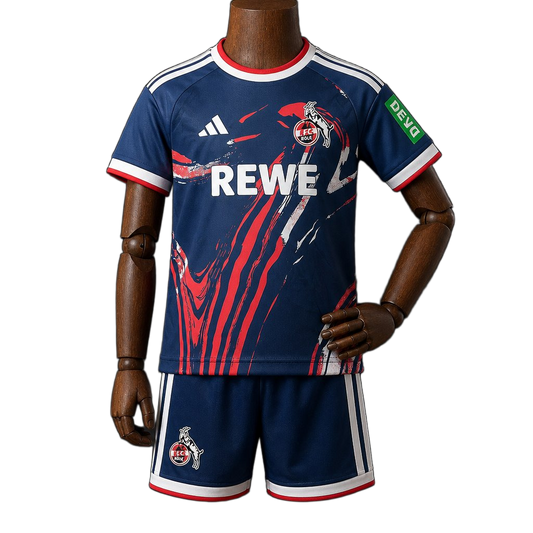 Koln 2026/27 Third Kit – Kids – Blue/Navy