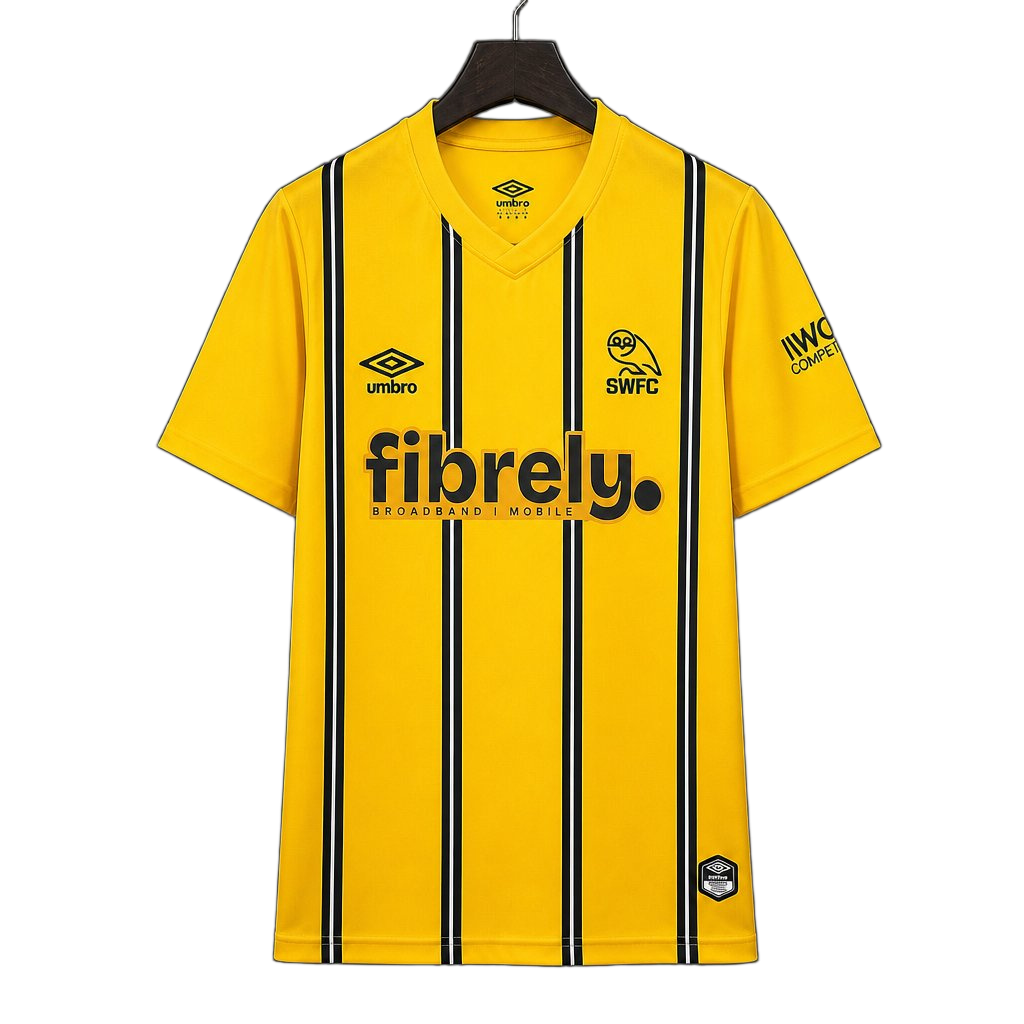 Sheffield Wednesday 2026/27 Away Jersey – Yellow – Stripes