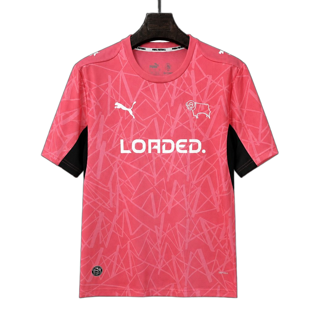 Derby County 2026/27 Away Jersey – Red