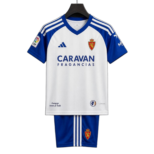 Real Zaragoza 2026/27 Home Jersey – Kids