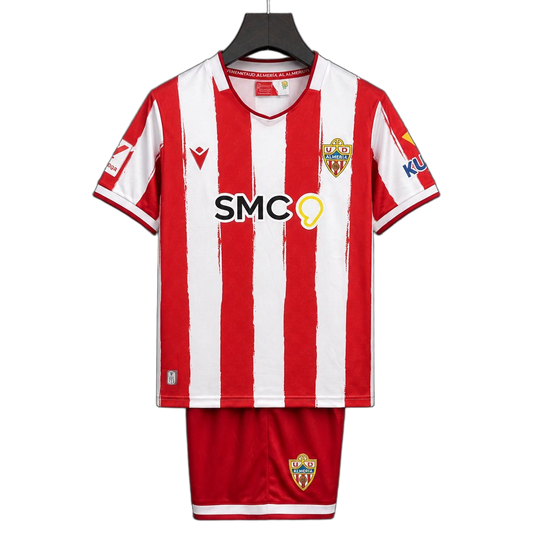 Almeria 2026/27 Home Jersey – Kids – White/Red – Stripes
