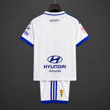 Real Oviedo 2026/27 Home Kit – Kids – White/Blue