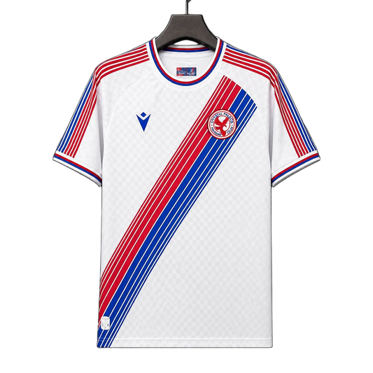 Crystal Palace 2026/27 Home Jersey – White with Red/Blue Sash