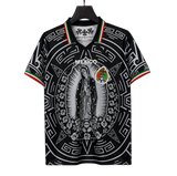 Mexico 2026 Jersey – Special Edition – Black – Virgin Guadalupe Aztec Pattern