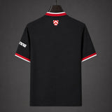 Bielefeld 2026/27 Away Jersey – Black/Grey – Arminia Diagonal Chevron Pattern