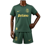 Sporting 2026/27 Kit – Kids – Green – Years Anniversary