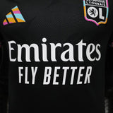 Olympique Lyonnais 2026/27 Away Jersey – Player Version – Black