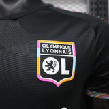 Olympique Lyonnais 2026/27 Away Jersey – Player Version – Black