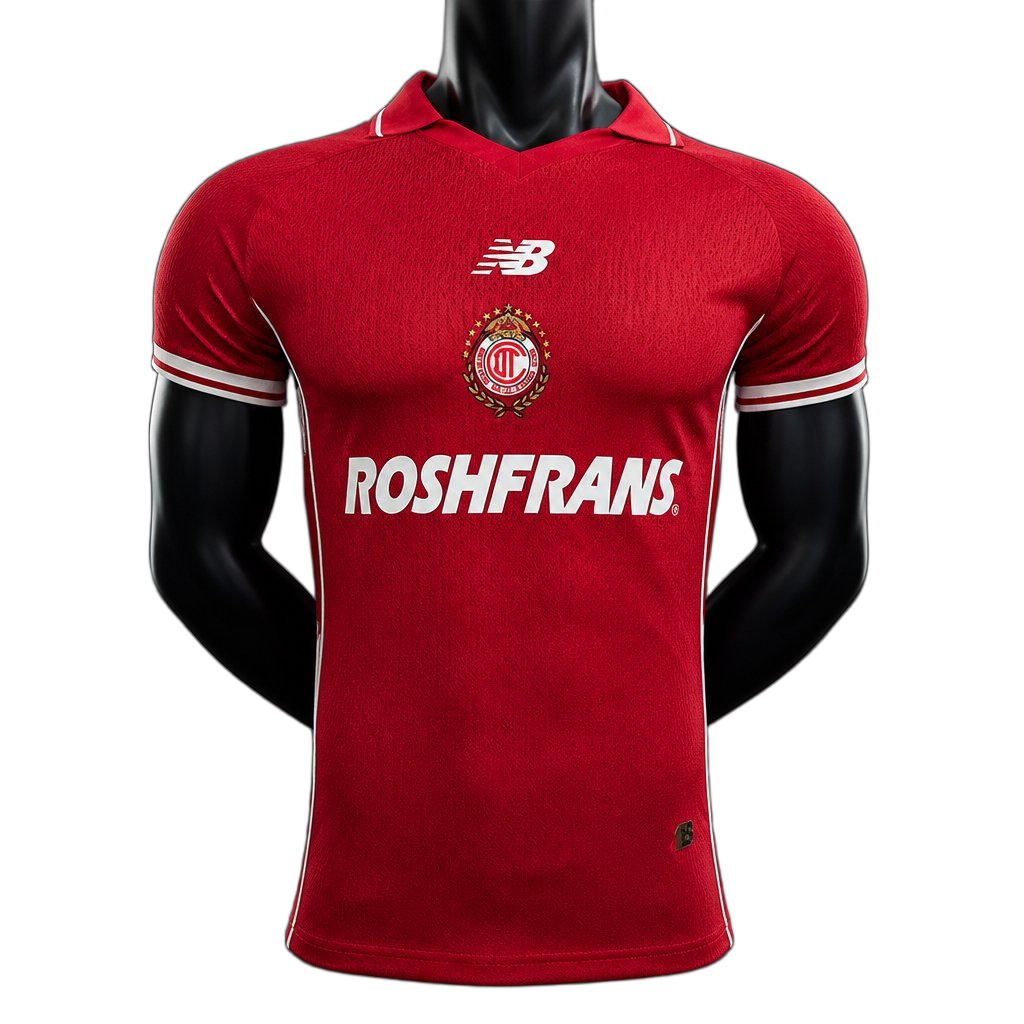 Toluca 2026/27 Home Jersey – Player Version – Red