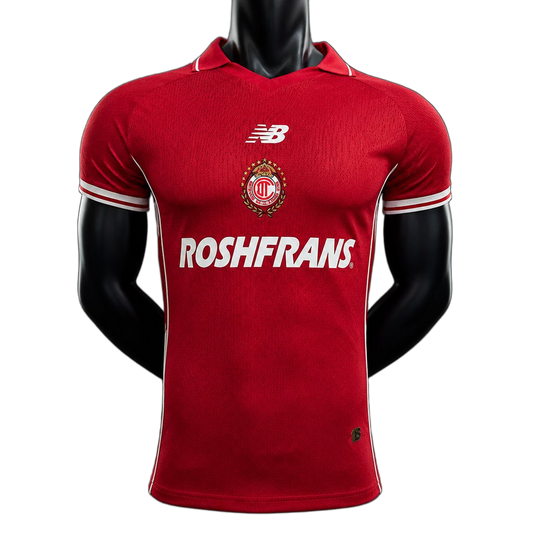 Toluca 2026/27 Home Jersey – Player Version – Red