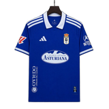 Real Oviedo 2026/27 Home Jersey – White/Blue – Collar