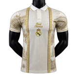 Real Madrid 2026/27 Jersey – Gold – City Cream Polo Collar
