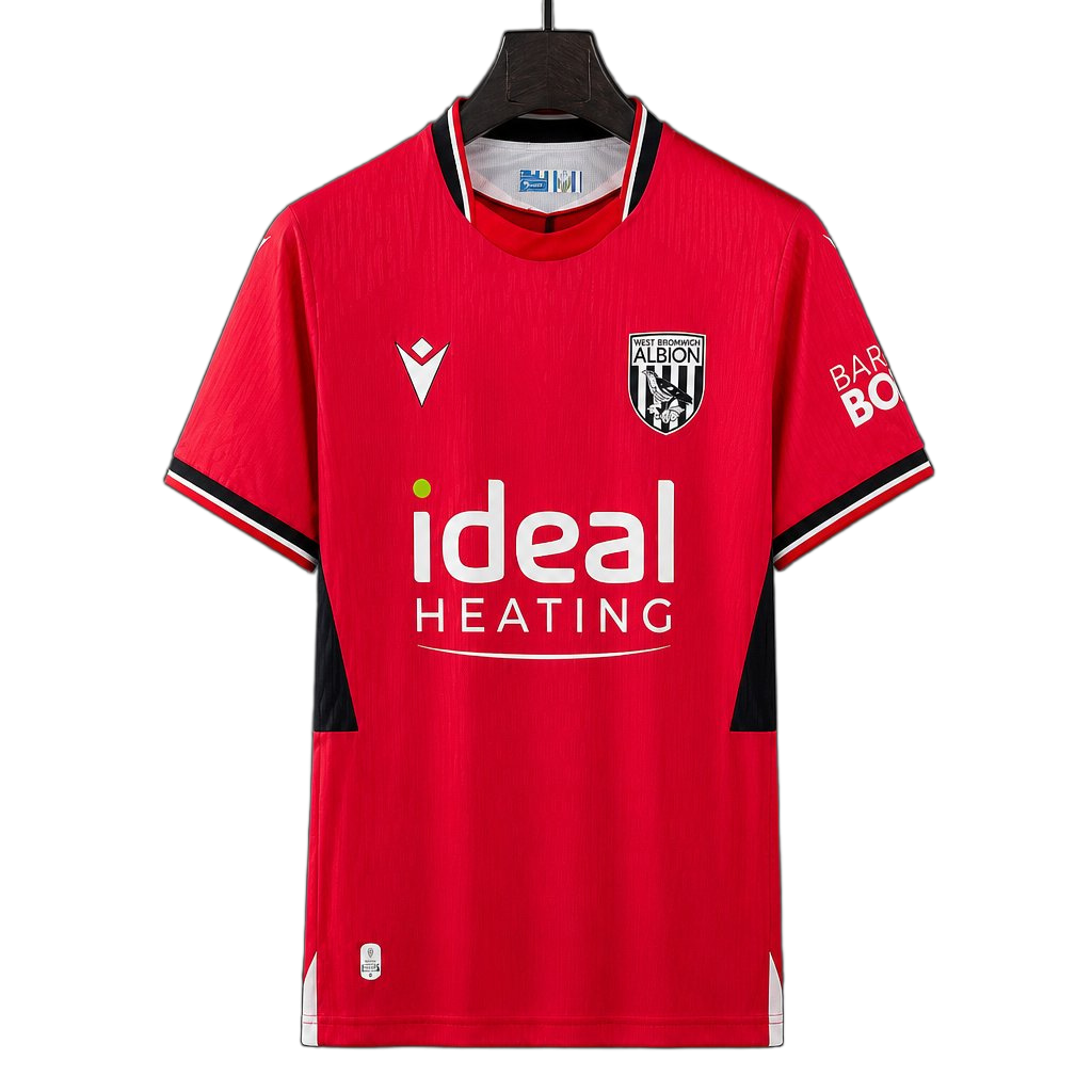 West Bromwich Albion 2026/27 Away Jersey – Black/Red