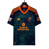 Granada 2026/27 Away Jersey – Green/Orange – Dark Camouflage Trim