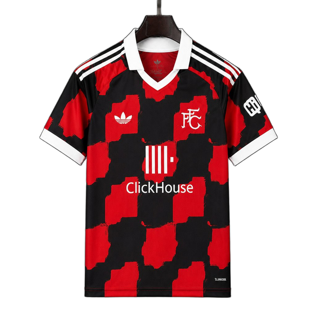 Fulham 2026/27 Away Jersey – Black/Red