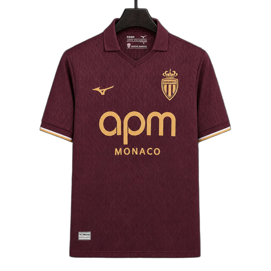 AS Monaco 2026/27 Away Jersey – Maroon