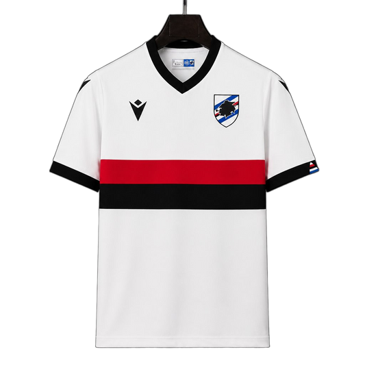 Sampdoria 2026/27 Away Jersey – White – Sponsorless