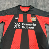 Bayer Leverkusen 2026/27 Home Jersey – Black/Red – Vertical Stripes