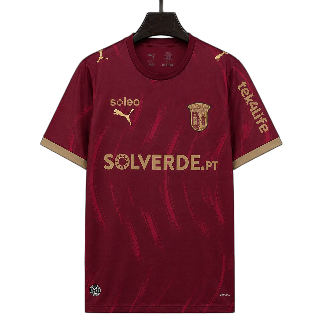 Braga 2026/27 Third Jersey – Red – Burgundy