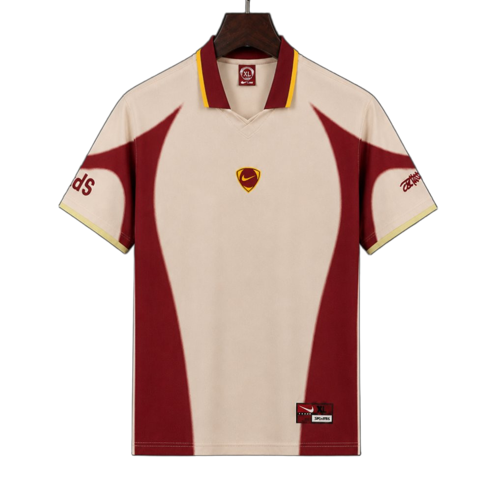 Spain 2026 Jersey – X Travis Scott Cactus Jack Total Retro Cream Maroon