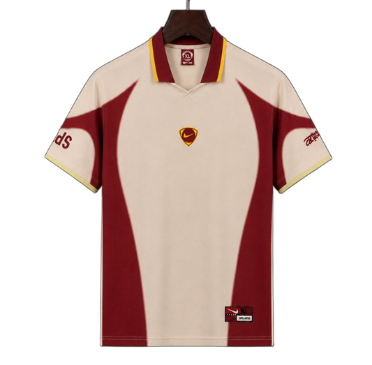 Spain 2026 Jersey – X Travis Scott Cactus Jack Total Retro Cream Maroon