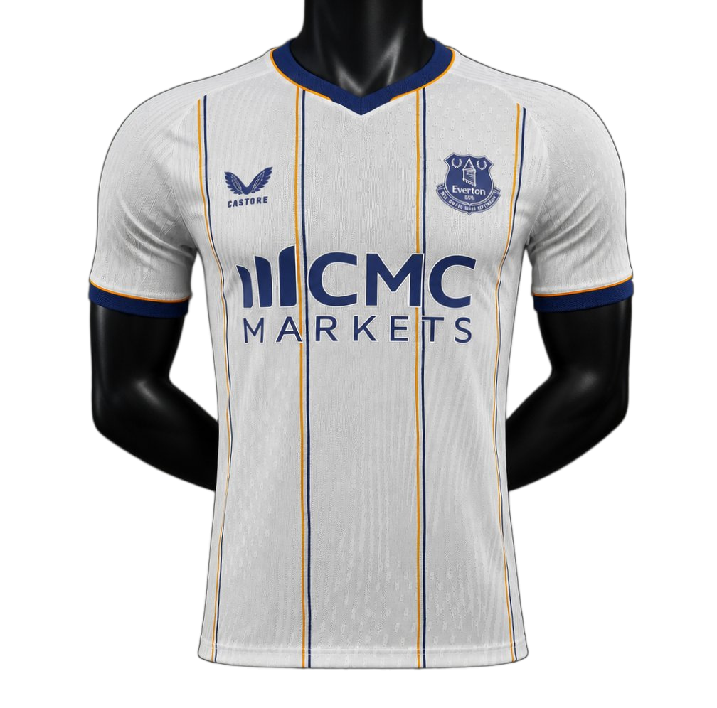 Everton 2026/27 Away Jersey – Player Version – White