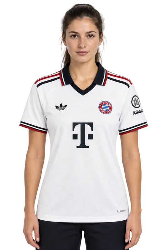 Bayern Munich 2026/27 Away Jersey – Women's – White