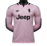 Juventus 2026/27 Away Jersey – Player Version – Long Sleeve – Pink