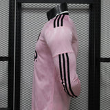 Juventus 2026/27 Away Jersey – Player Version – Long Sleeve – Pink