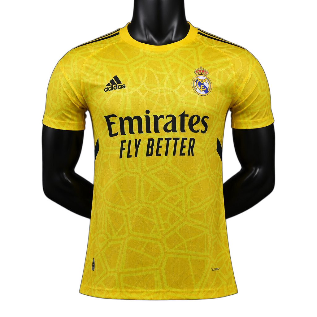 Real Madrid 2026/27 Jersey – Player Version – Special Edition – Yellow – Black Trim